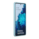 For Samsung Galaxy S20 FE Card Slot Design Shockproof TPU Protective Case(Sky Blue)