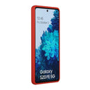 For Samsung Galaxy S20 FE Card Slot Design Shockproof TPU Protective Case(Orange)