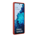 For Samsung Galaxy S20 FE Card Slot Design Shockproof TPU Protective Case(Plum Red)