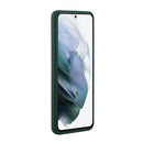 For Samsung Galaxy S21 5G Card Slot Design Shockproof TPU Protective Case(Dark Green)