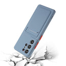 For Samsung Galaxy S21 Ultra 5G Card Slot Design Shockproof TPU Protective Case(Gray)