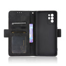 For OPPO A94 5G / Reno5Z 5G / F19 Pro+ 5G Skin Feel Calf Pattern Horizontal Flip Leather Case with Holder & Card Slots & Photo Frame(Black)