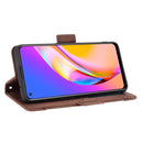 For OPPO A94 5G / Reno5Z 5G / F19 Pro+ 5G Skin Feel Calf Pattern Horizontal Flip Leather Case with Holder & Card Slots & Photo Frame(Brown)