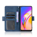 For OPPO A94 5G / Reno5Z 5G / F19 Pro+ 5G Skin Feel Calf Pattern Horizontal Flip Leather Case with Holder & Card Slots & Photo Frame(Blue)