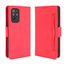 For OPPO A94 5G / Reno5Z 5G / F19 Pro+ 5G Skin Feel Calf Pattern Horizontal Flip Leather Case with Holder & Card Slots & Photo Frame(Red)