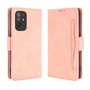 For OPPO A94 5G / Reno5Z 5G / F19 Pro+ 5G Skin Feel Calf Pattern Horizontal Flip Leather Case with Holder & Card Slots & Photo Frame(Pink)