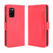 For Rakuten BIG S Skin Feel Calf Pattern Horizontal Flip Leather Case with Holder & Card Slots & Photo Frame(Red)