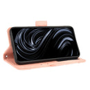 For Rakuten BIG S Skin Feel Calf Pattern Horizontal Flip Leather Case with Holder & Card Slots & Photo Frame(Pink)