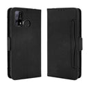 For Oukitel C23 Pro Skin Feel Calf Pattern Horizontal Flip Leather Case with Holder & Card Slots & Photo Frame(Black)