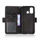 For Oukitel C23 Pro Skin Feel Calf Pattern Horizontal Flip Leather Case with Holder & Card Slots & Photo Frame(Black)