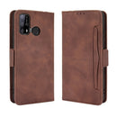 For Oukitel C23 Pro Skin Feel Calf Pattern Horizontal Flip Leather Case with Holder & Card Slots & Photo Frame(Brown)