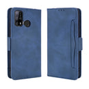For Oukitel C23 Pro Skin Feel Calf Pattern Horizontal Flip Leather Case with Holder & Card Slots & Photo Frame(Blue)