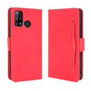 For Oukitel C23 Pro Skin Feel Calf Pattern Horizontal Flip Leather Case with Holder & Card Slots & Photo Frame(Red)