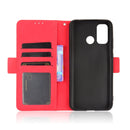 For Oukitel C23 Pro Skin Feel Calf Pattern Horizontal Flip Leather Case with Holder & Card Slots & Photo Frame(Red)