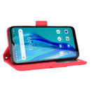 For Oukitel C23 Pro Skin Feel Calf Pattern Horizontal Flip Leather Case with Holder & Card Slots & Photo Frame(Red)