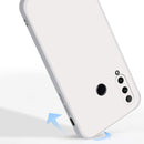 For Honor 20i Solid Color Imitation Liquid Silicone Straight Edge Dropproof Full Coverage Protective Case(Matcha Green)