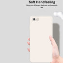 Solid Color Imitation Liquid Silicone Straight Edge Dropproof Full Coverage Protective Case For iPhone 6s / 6(Dark Green)