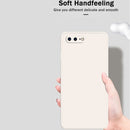 Solid Color Imitation Liquid Silicone Straight Edge Dropproof Full Coverage Protective Case For iPhone 8 Plus / 7 Plus(Gray)