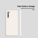 For Xiaomi Redmi Note 8 Solid Color Imitation Liquid Silicone Straight Edge Dropproof Full Coverage Protective Case(Sky Blue)