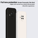 For Xiaomi Redmi Note 9 Pro Solid Color Imitation Liquid Silicone Straight Edge Dropproof Full Coverage Protective Case(Dark Green)