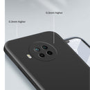 For Xiaomi Redmi Note 9 Pro Solid Color Imitation Liquid Silicone Straight Edge Dropproof Full Coverage Protective Case(Dark Green)