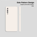 For Xiaomi Mi 9 / 9 SE Solid Color Imitation Liquid Silicone Straight Edge Dropproof Full Coverage Protective Case(White)
