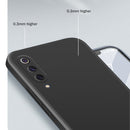 For Xiaomi Mi 9 / 9 SE Solid Color Imitation Liquid Silicone Straight Edge Dropproof Full Coverage Protective Case(White)
