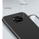For Xiaomi Poco X3 NFC / Poco X3 Pro Solid Color Imitation Liquid Silicone Straight Edge Dropproof Full Coverage Protective Case(White)