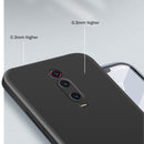 For Xiaomi Redmi K20 Solid Color Imitation Liquid Silicone Straight Edge Dropproof Full Coverage Protective Case(White)