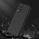 For OPPO A54 GKK Three Stage Splicing Full Coverage PC Case(Black)
