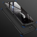 For OPPO A54 GKK Three Stage Splicing Full Coverage PC Case(Black)