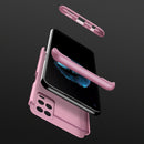 For OPPO A54 GKK Three Stage Splicing Full Coverage PC Case(Rose Gold)
