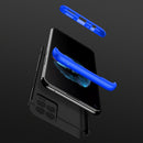 For OPPO Realme 8 / Realme 8 Pro GKK Three Stage Splicing Full Coverage PC Case(Black Blue)