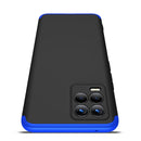 For OPPO Realme 8 / Realme 8 Pro GKK Three Stage Splicing Full Coverage PC Case(Black Blue)