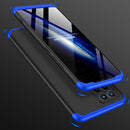 For OPPO Realme 8 / Realme 8 Pro GKK Three Stage Splicing Full Coverage PC Case(Black Blue)