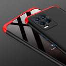 For OPPO Realme 8 / Realme 8 Pro GKK Three Stage Splicing Full Coverage PC Case(Black Red)