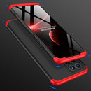 For OPPO Realme 8 / Realme 8 Pro GKK Three Stage Splicing Full Coverage PC Case(Black Red)