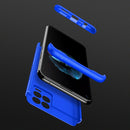 For OPPO Realme 8 Pro GKK Three Stage Splicing Full Coverage PC Case(Blue)