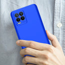 For OPPO Realme 8 Pro GKK Three Stage Splicing Full Coverage PC Case(Blue)