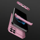 For OPPO Realme 8 / Realme 8 Pro GKK Three Stage Splicing Full Coverage PC Case(Rose Gold)