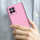 For OPPO Realme 8 / Realme 8 Pro GKK Three Stage Splicing Full Coverage PC Case(Rose Gold)