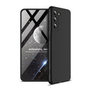 For Samsung Galaxy S21 FE GKK Three Stage Splicing Full Coverage PC Case(Black)