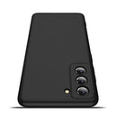 For Samsung Galaxy S21 FE GKK Three Stage Splicing Full Coverage PC Case(Black)