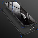 For Samsung Galaxy S21 FE GKK Three Stage Splicing Full Coverage PC Case(Black)