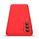 For Samsung Galaxy S21 FE GKK Three Stage Splicing Full Coverage PC Case(Red)