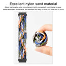 20mm Universal Adjustable Nylon Braided Elasticity Watch Band(Purple)