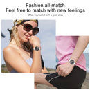 20mm Universal Adjustable Nylon Braided Elasticity Watch Band(Colorful Denim)