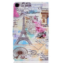 For Samsung Galaxy Tab A7 Lite 8.7 (2021) T220 Voltage Texture Coloured Drawing Horizontal Flip Leather Case with Holder & Card Slot(Iron Tower)