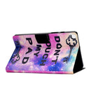 For Samsung Galaxy Tab A7 Lite 8.7 (2021) T220 Voltage Texture Coloured Drawing Horizontal Flip Leather Case with Holder & Card Slot(Dont Touch My Pad)