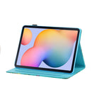 For Samsung Galaxy Tab A7 Lite 8.7 (2021) T220 Coloured Drawing Stitching Horizontal Flip Leather Case with Holder & Card Slot(Unicorn)